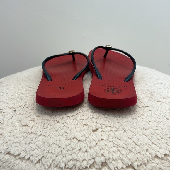 Tory Burch Red and navy blue Sandals size 7. - Picture 6 of 10